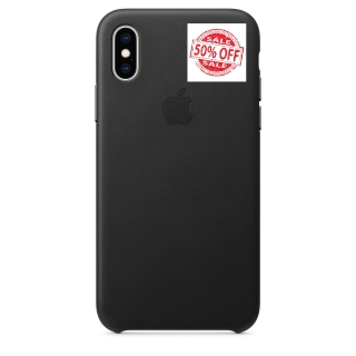 iPhone X Leather Case Dark aubergine