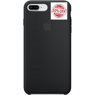 iphone 8 Plus silicone case Black