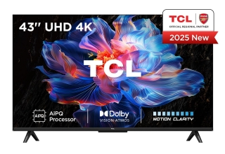 TCL 50V6C-UK Direct 4K HDR TV, Smart TV