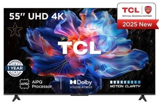 TCL 55V6C Direct 4K HDR TV, Smart TV